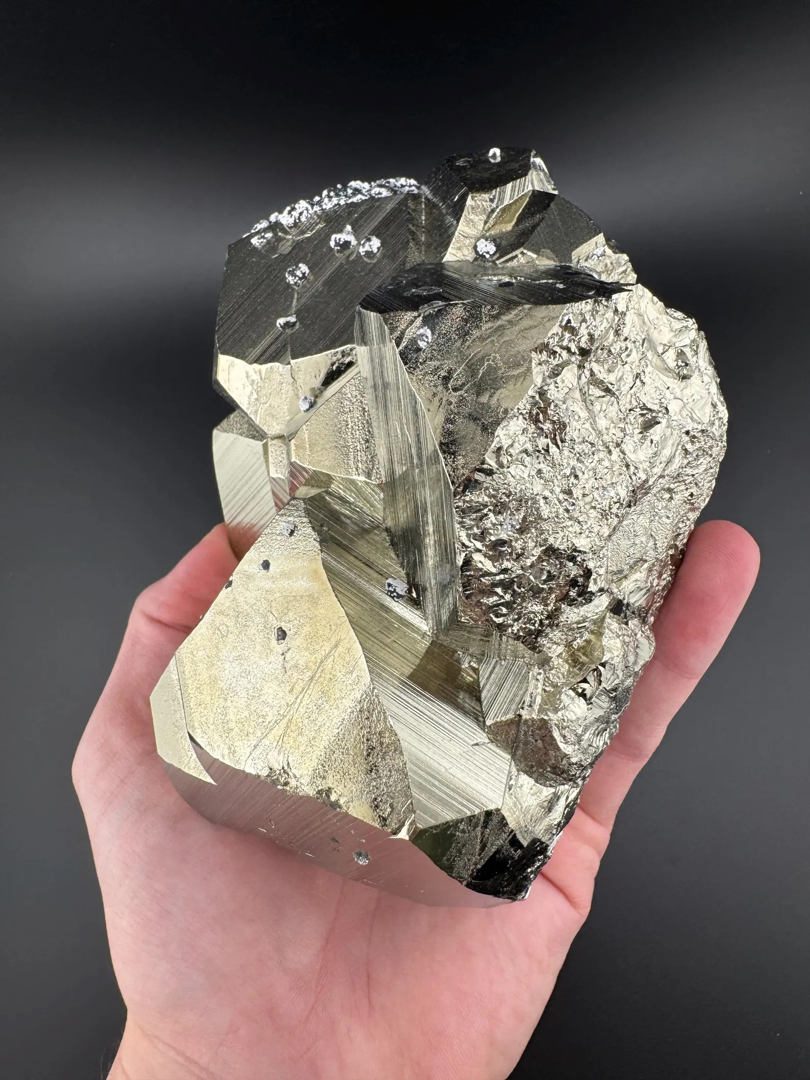 Pyrite - Large, Lustrous, Dodecahedral Specimen